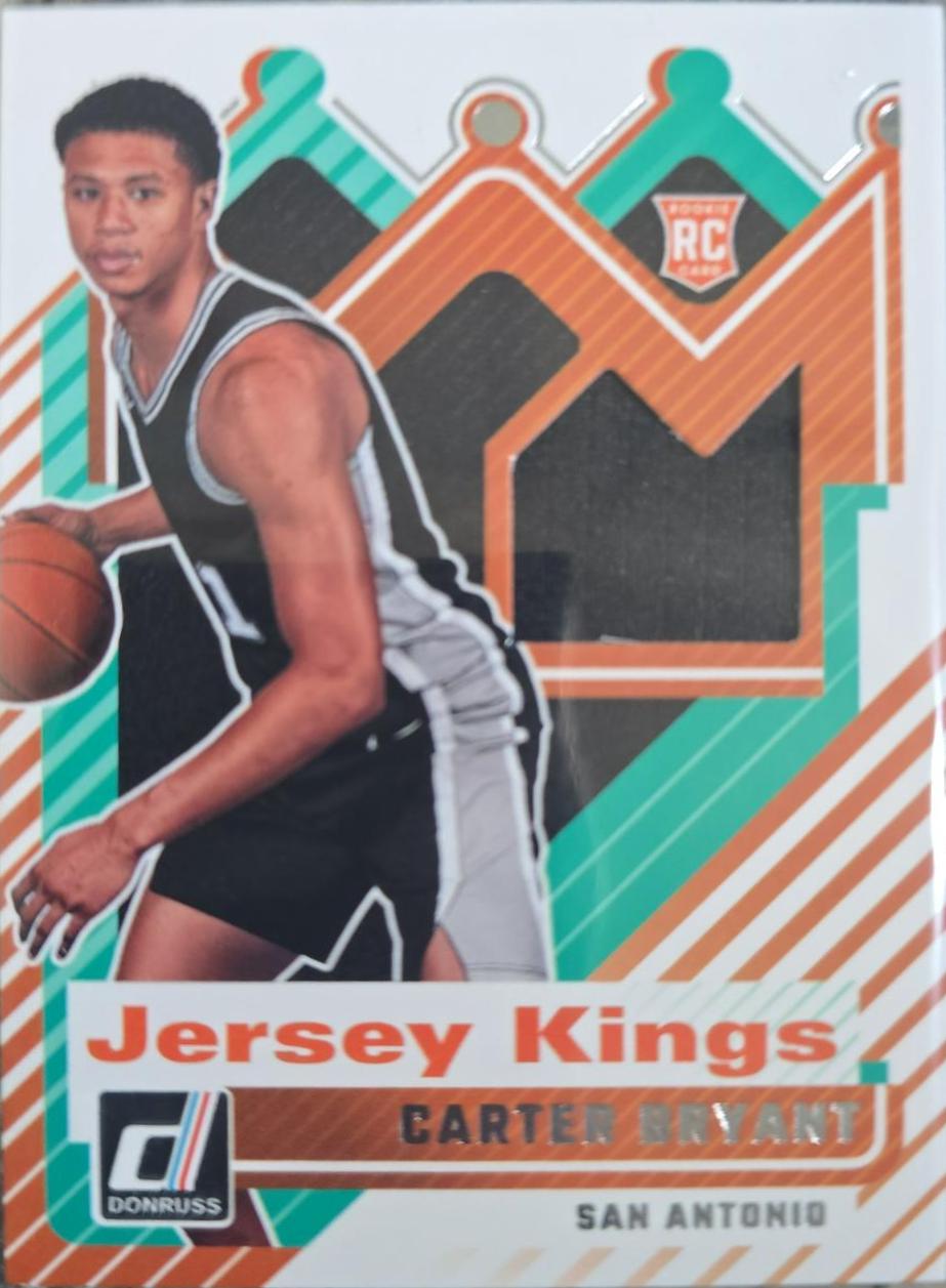 Carter Bryant #12 2025 Panini Donruss Jersey Kings Basketball