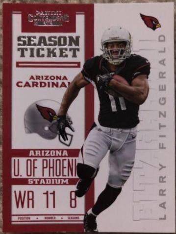 Larry Fitzgerald #1 Football Cards 2012 Panini Contenders