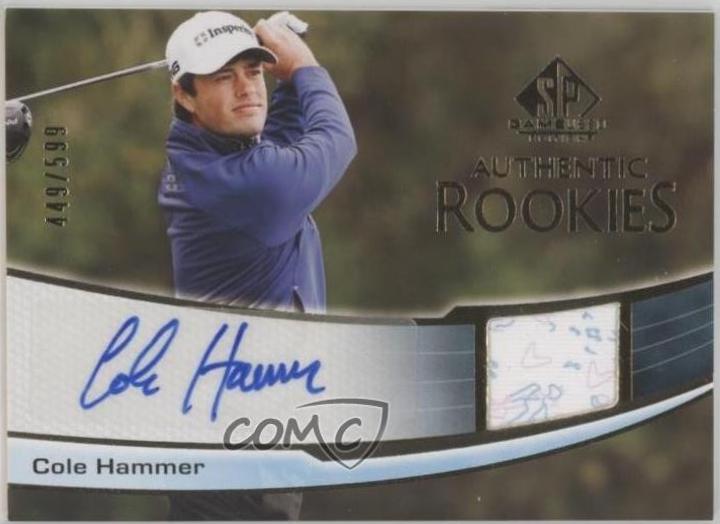 Cole Hammer #113 2024 Sp Game Used Golf