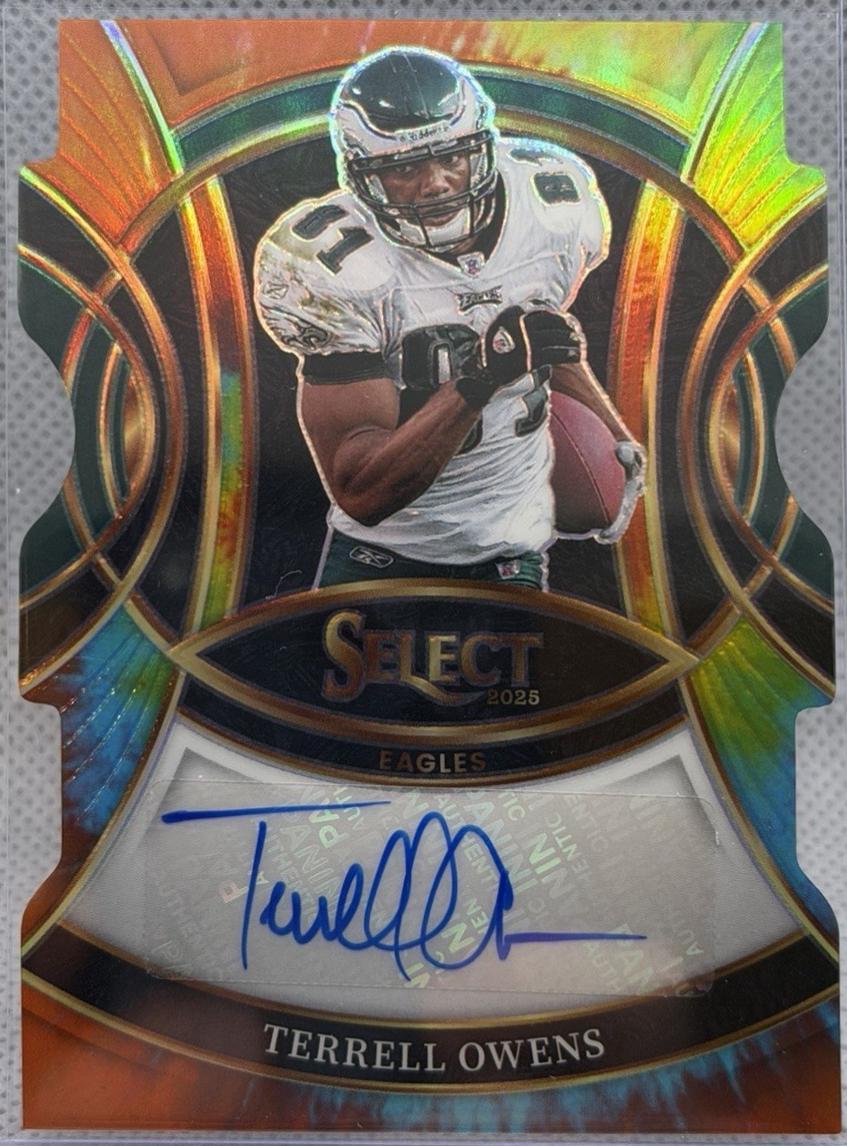 Terrell Owens [Tie-Dye Prizm Die-Cut] #26