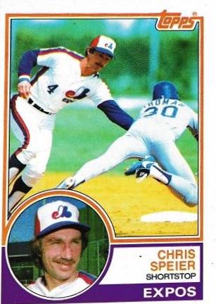 1983 Topps Chris Speier #768 card