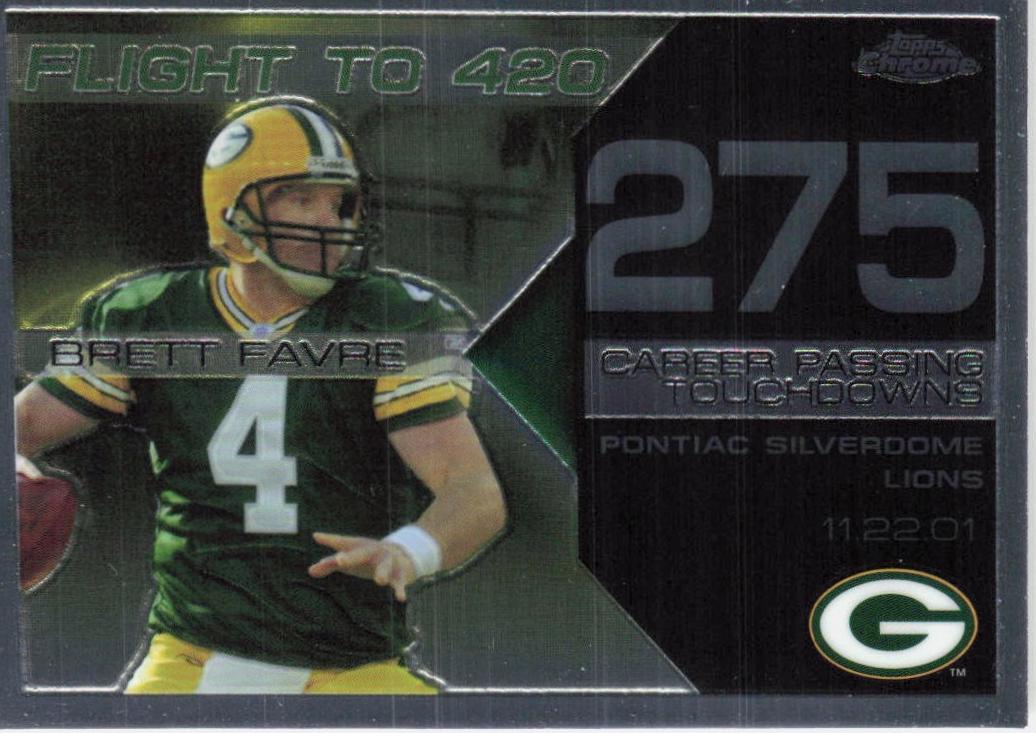 Brett Favre #BFC275 2008 Topps Chrome Brett Favre Collection Football