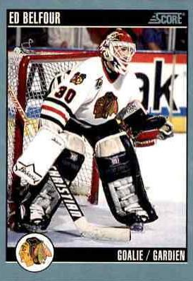 Ed Belfour #178 1992 Score Canadian Hockey