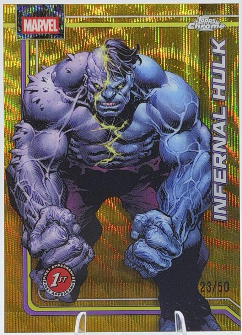 Infernal Hulk Gold Wave Refractor