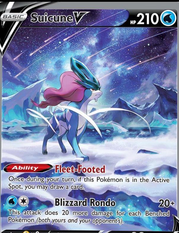 Suicune V #GG38 Prices | Pokemon Crown Zenith | Pokemon Cards