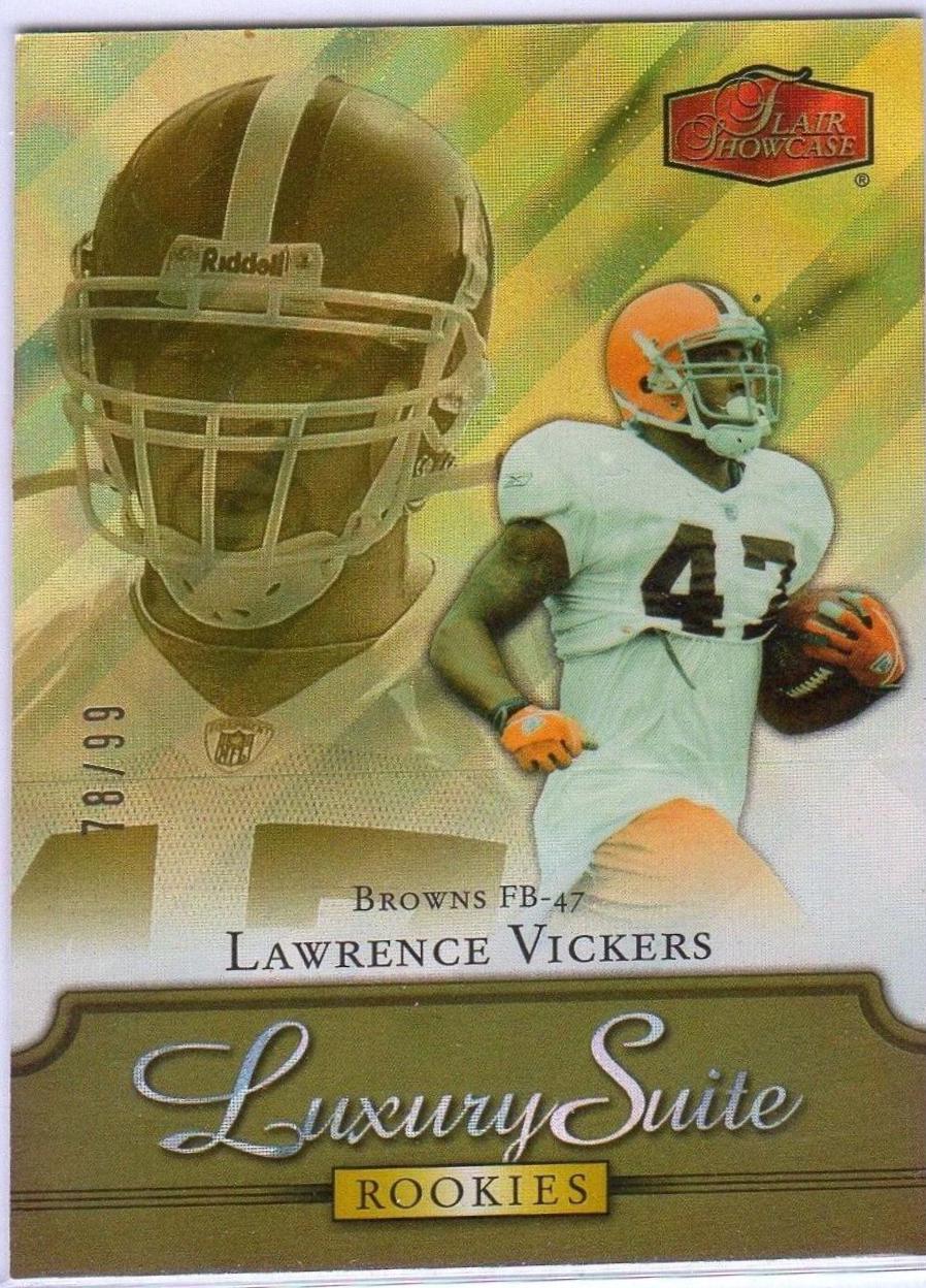 Lawrence Vickers #111 2006 Flair Showcase Football