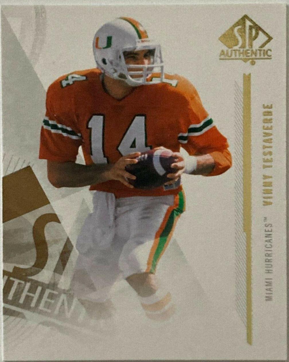 Vinny Testaverde #137 2013 Sp Authentic Football