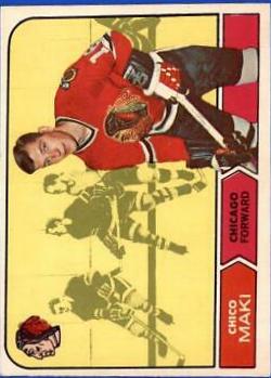 Chico Maki #17 Hockey Cards 1968 O-Pee-Chee