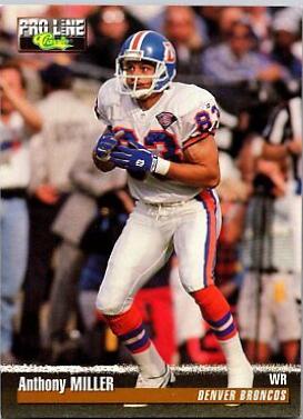 Anthony Miller #2 Football Cards 1995 Pro Line