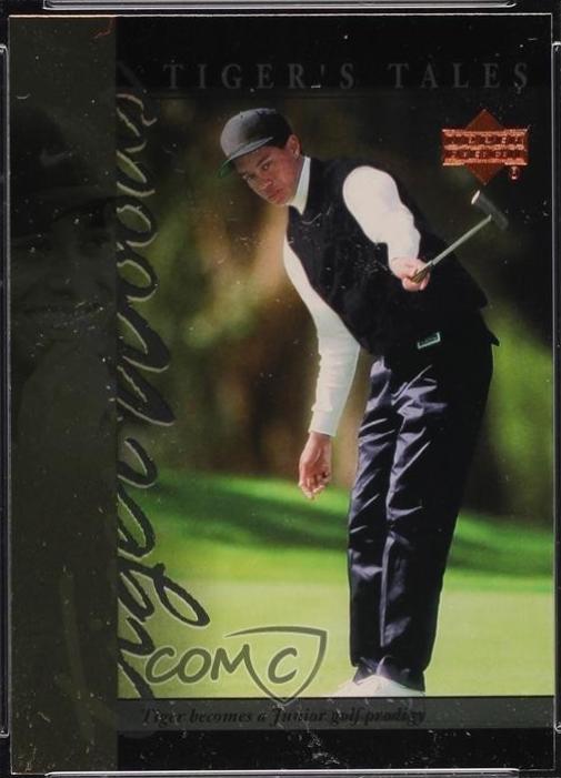 Tiger Woods #TT1 Golf Cards 2001 Upper Deck Tiger's Tales