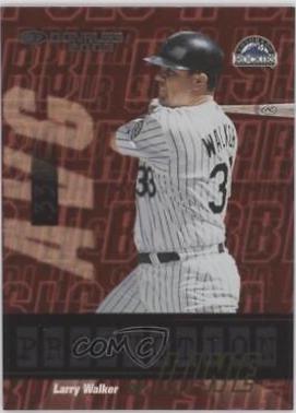 Larry Walker #PL-22 Baseball Cards 2003 Donruss Production Line