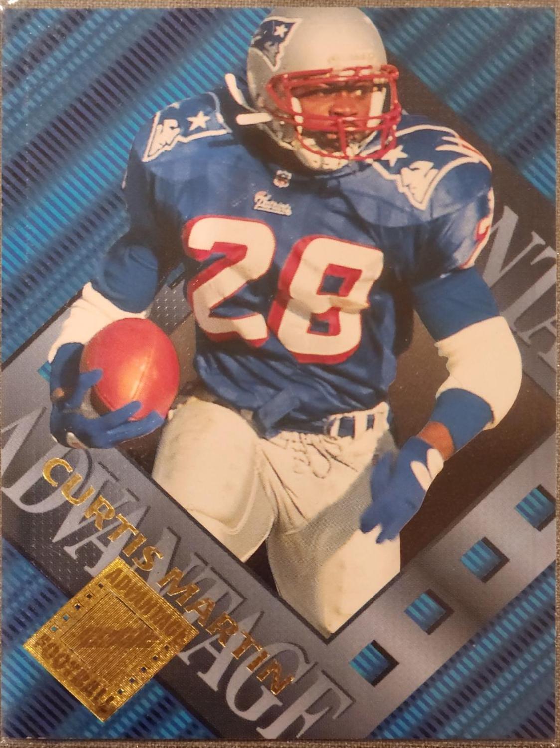 Curtis Martin #50 Football Cards 1996 Collector's Edge Advantage
