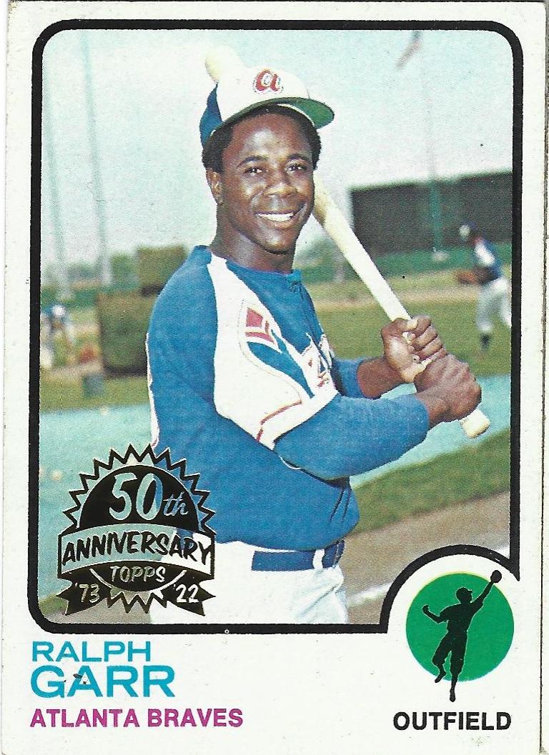 Ralph Garr #15 Baseball Cards 2022 Topps Heritage 50th Anniversary Buyback