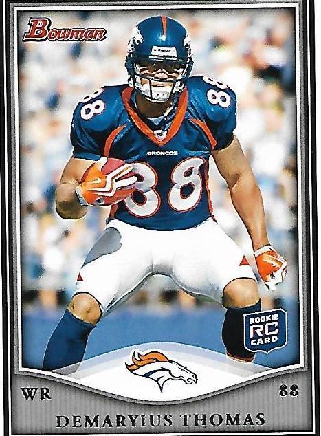 Demaryius Thomas #TC-9 Football Cards 2010 Bowman Target Exclusive