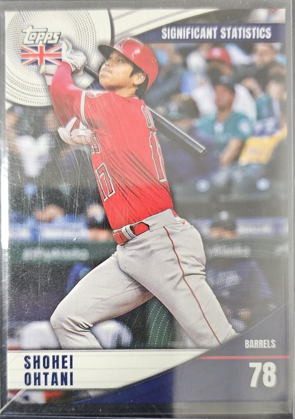 Shohei Ohtani #SS-3 2022 Topps UK Edition Baseball Significant Statistics
