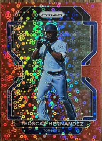 Teoscar Hernandez [Red Donut Circles Prizm] #186