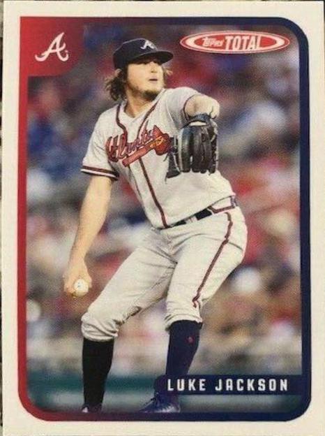 Luke Jackson #8 Baseball Cards 2020 Topps Total