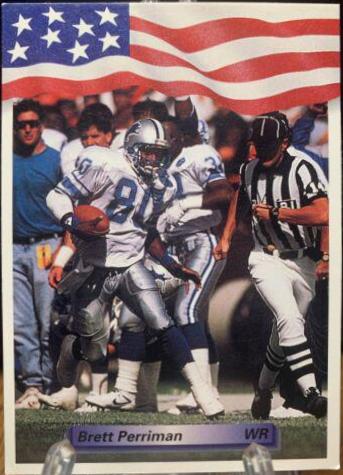 Brett Perriman #156 1992 All World Football
