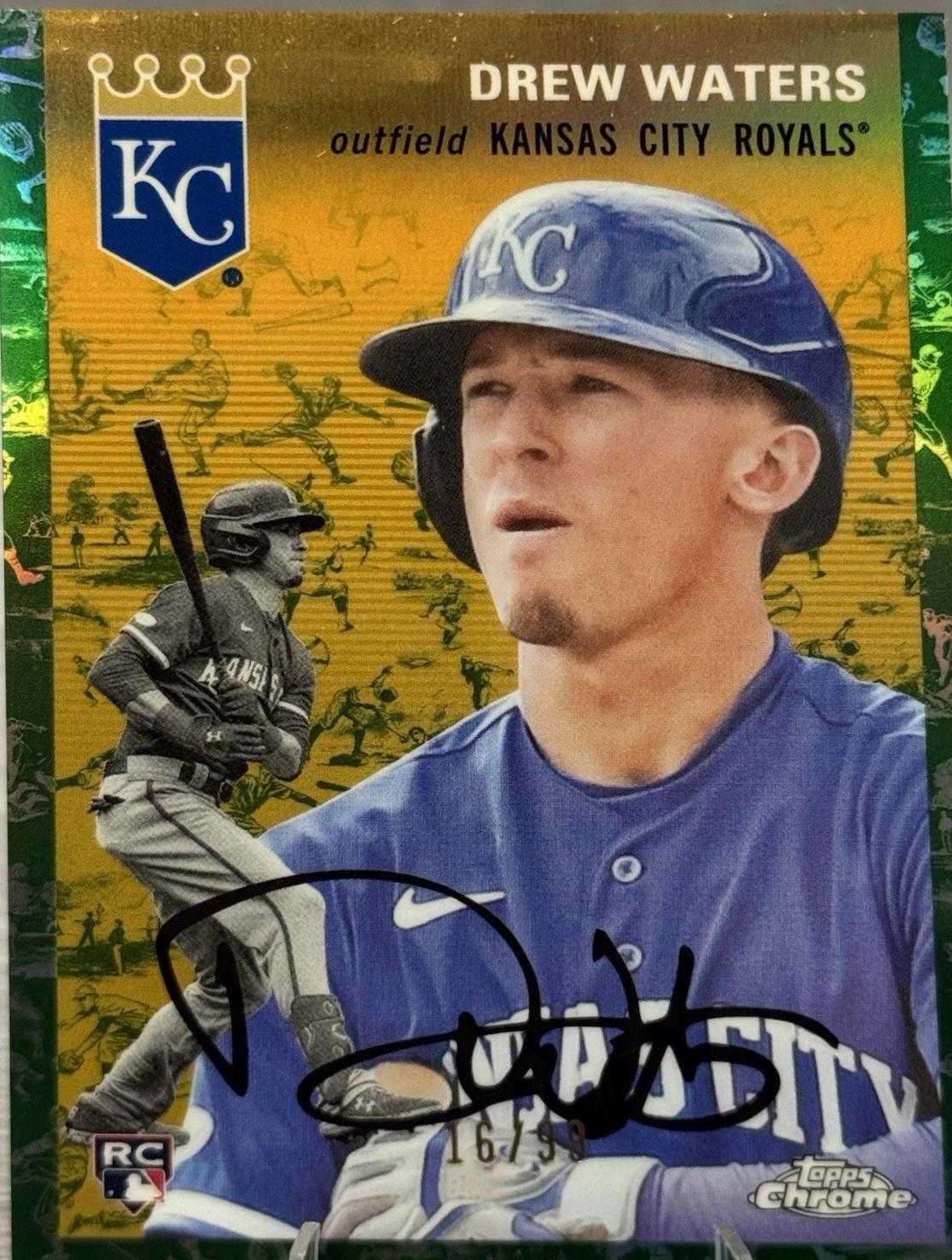 Drew Waters [White Green Refractor] #21