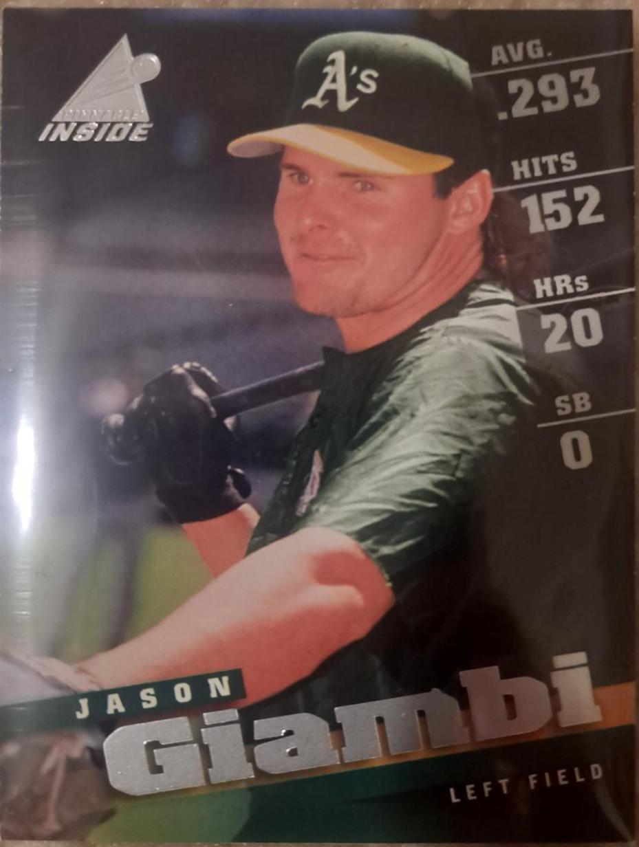 Jason Giambi #75 Baseball Cards 1998 Pinnacle Inside