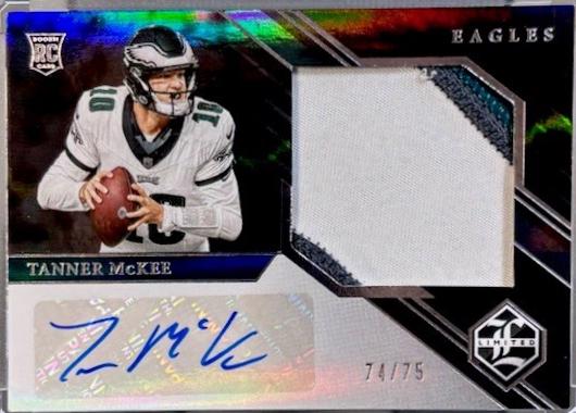 Tanner McKee [Silver Spotlight Rookie Patch Autograph Jumbo] #178