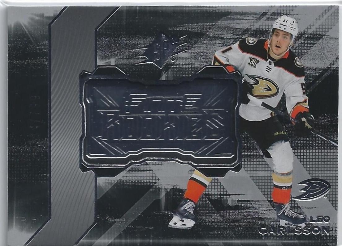 Leo Carlsson #F-1 Hockey Cards 2023 SPx Finite Rookies