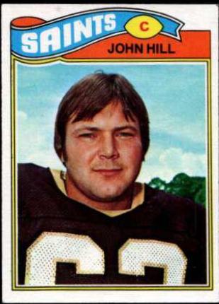 John Hill #117 Football Cards 1977 Topps