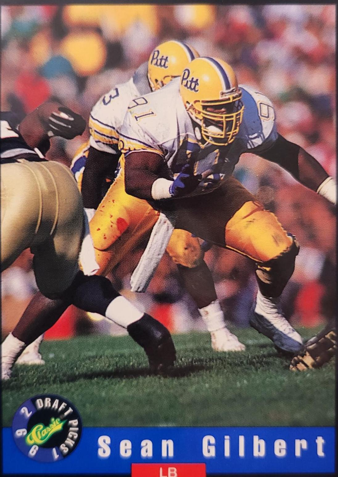 Sean Gilbert #30 Football Cards 1992 Classic Draft Picks