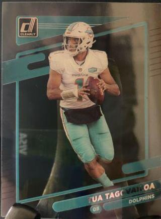 Tua Tagovailoa #30 2021 Panini Clearly Donruss Football