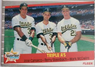 Triple A's: Jose Canseco / Terry Steinbach / Mark McGwire