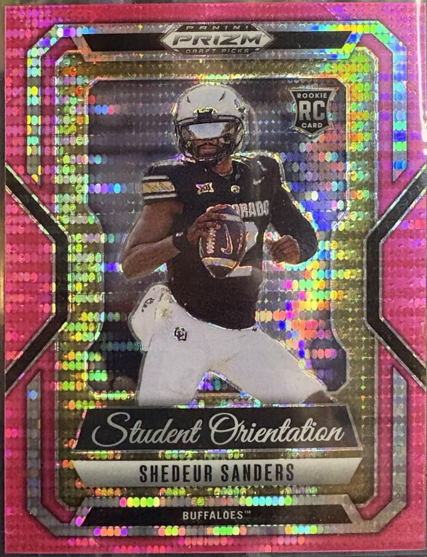 Shedeur Sanders [Neon Pink Pulsar] #8