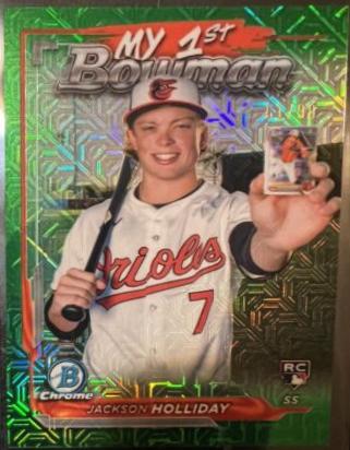 Jackson Holliday [Green Mojo Refractor] #M1B-17