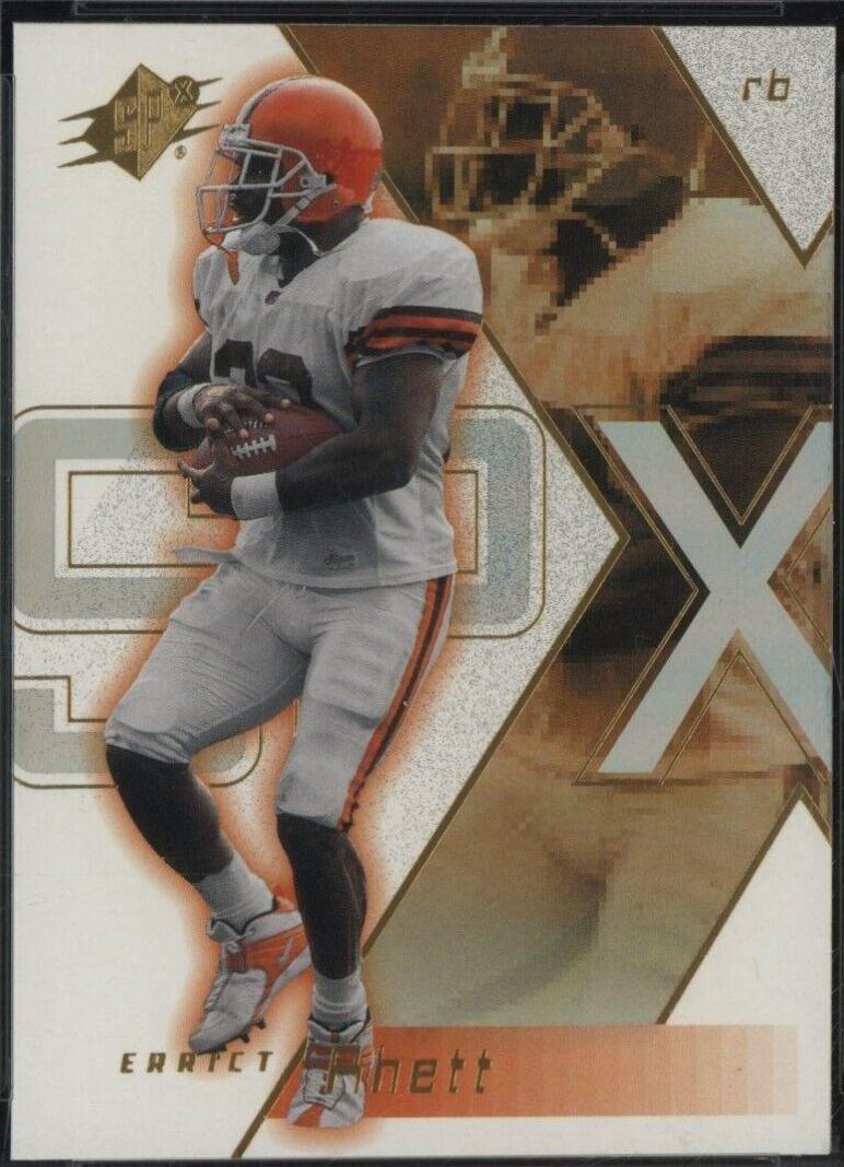 Errict Rhett #21 Football Cards 2000 Spx