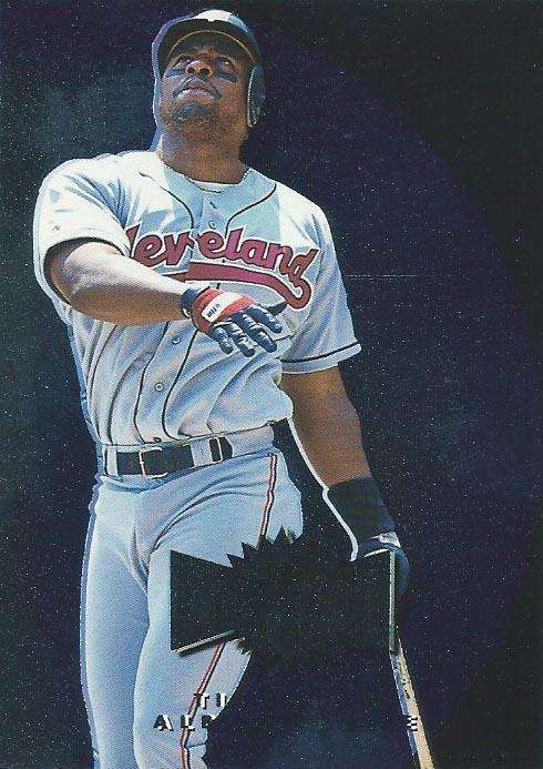 Albert Bell #1 Baseball Cards 1996 Metal Universe Titanium