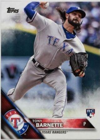 Tony Barnette #US135 Baseball Cards 2016 Topps Update