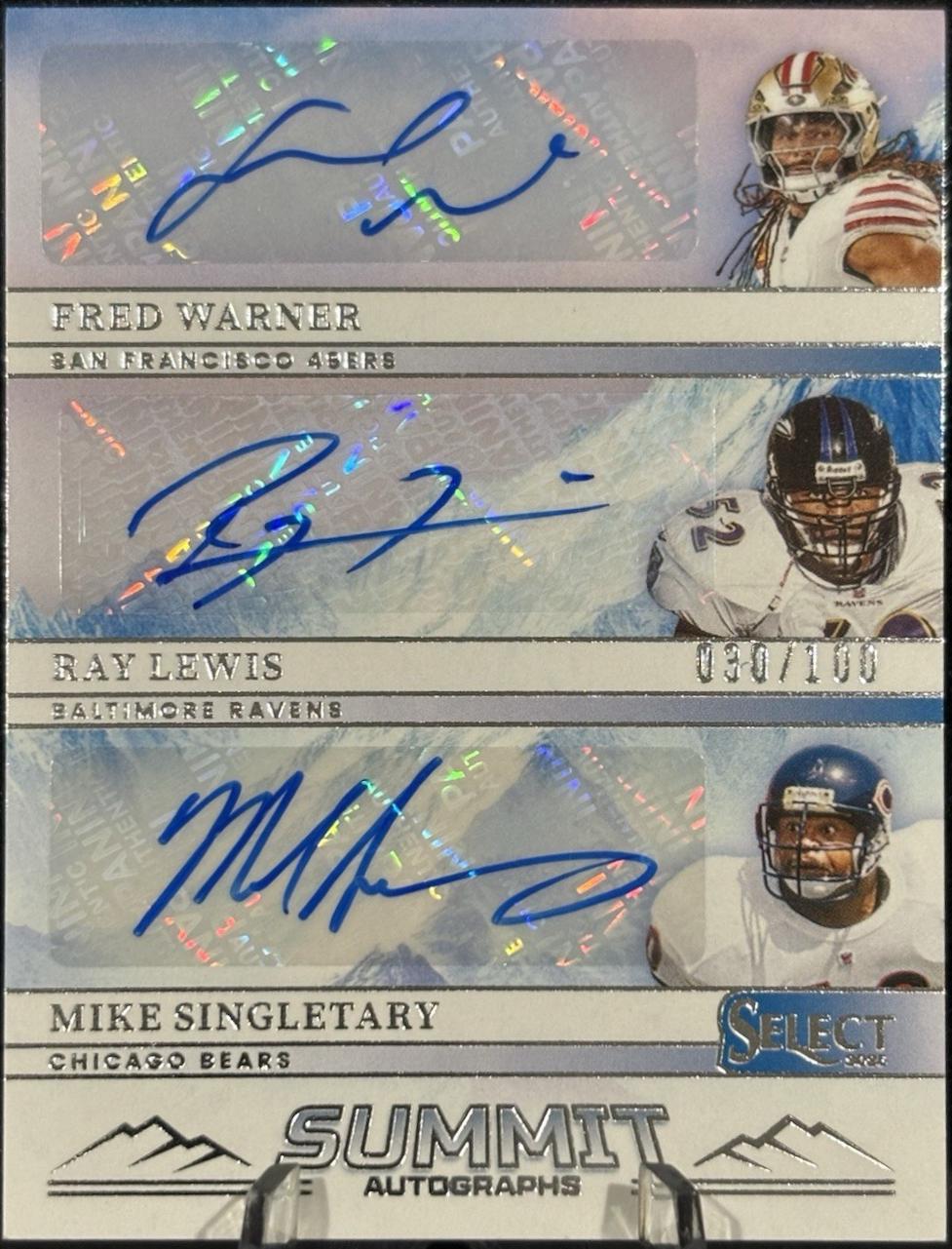 Fred Warner / Mike Singletary / Ray Lewis #15
