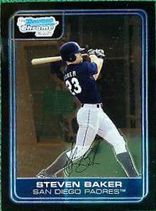 Steven Baker #BC47 2006 Bowman Baseball Chrome Prospects