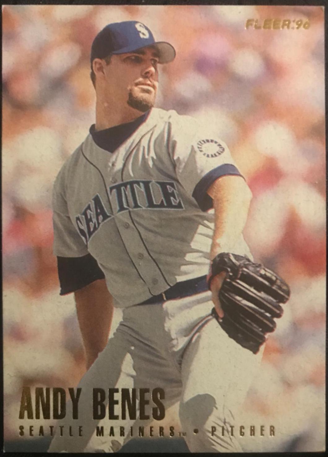 Andy Benes #228 Baseball Cards 1996 Fleer