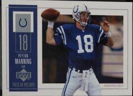 Peyton Manning #43 Football Cards 2002 Upper Deck Piece of History