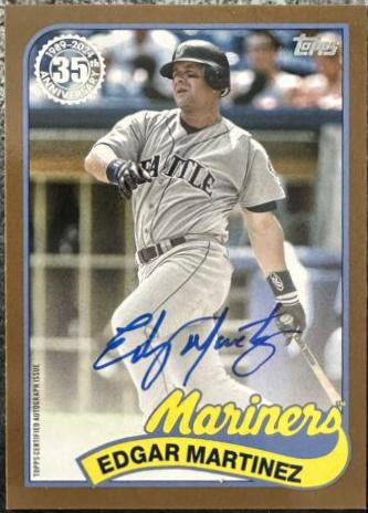 Edgar Martinez [Gold] #89BA-EM