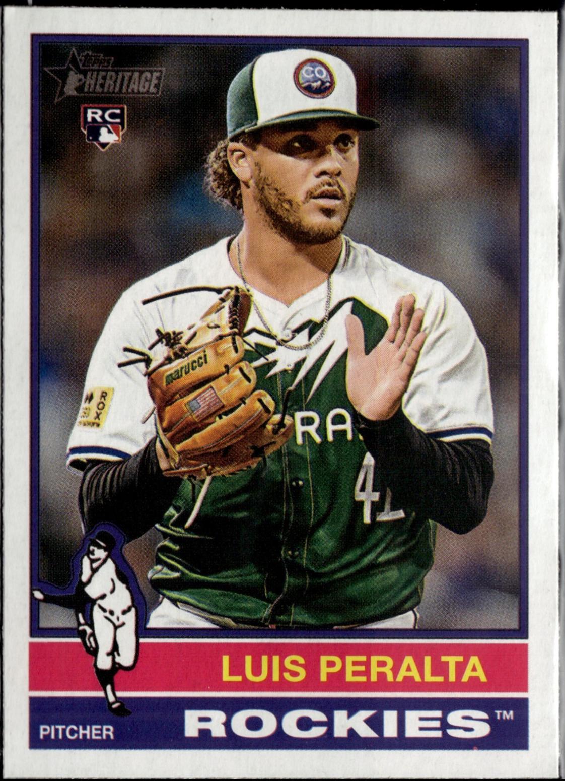 Luis Peralta #176 Baseball Cards 2025 Topps Heritage