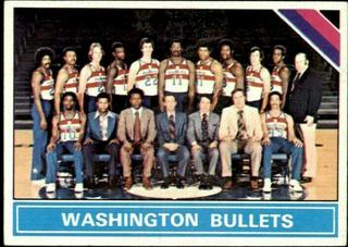 Washington Bullets Checklist