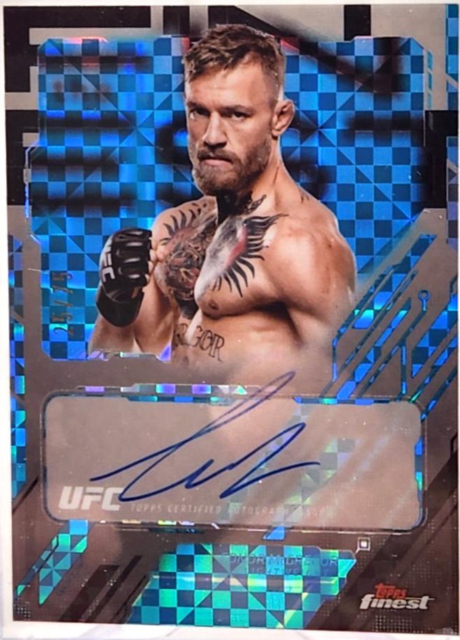 Conor McGregor [Blue Checkerboard Refractor] #TFA-CM Prices | 2025