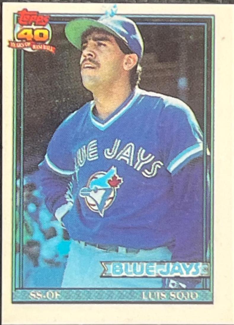 Luis Sojo #26 Baseball Cards 1991 Topps Micro