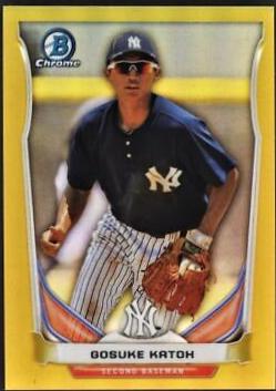 Gosuke Katoh #BCP3 2014 Bowman Chrome Baseball Prospects