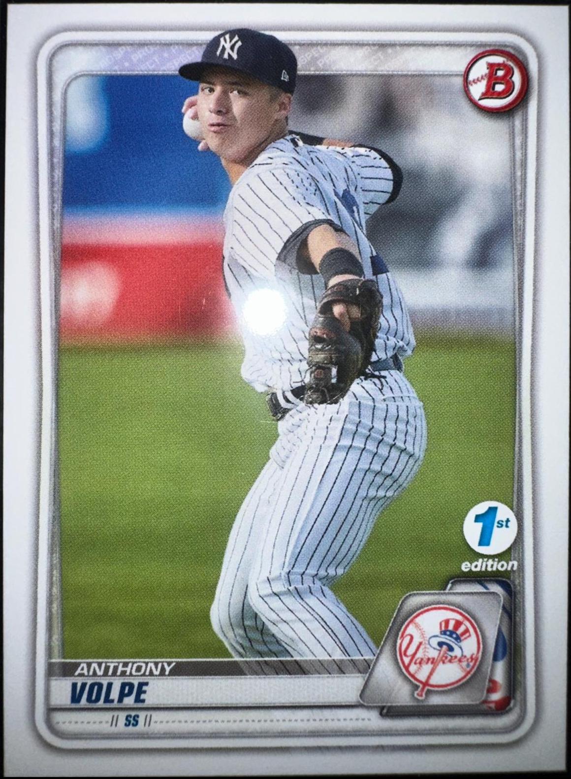 Anthony Volpe #BD-178 2020 Bowman Draft 1st Edition Baseball