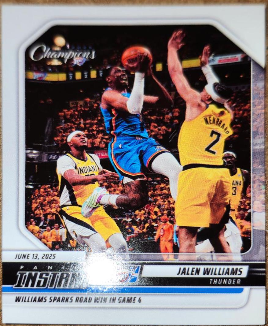 Jalen Williams #23 2025 Panini Instant Basketball