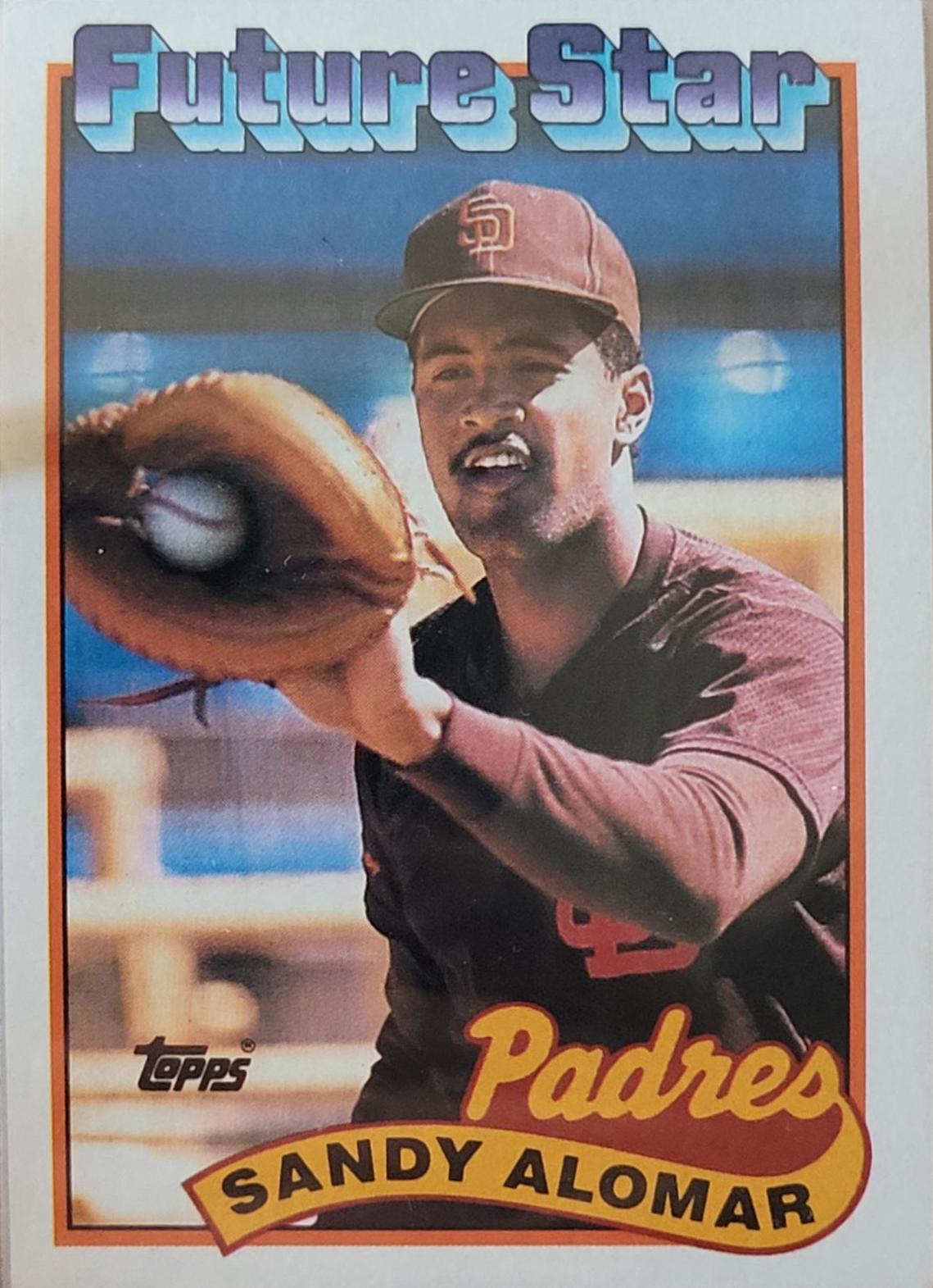 Sandy Alomar #648 Baseball Cards 1989 Topps