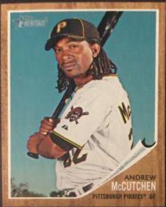 Andrew McCutchen #10 Baseball Cards 2011 Topps Heritage
