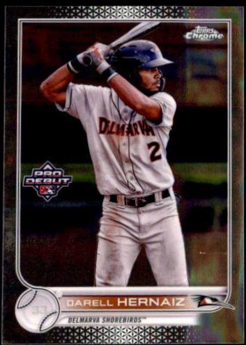 Darell Hernaiz #PDC-10 Baseball Cards 2022 Topps Pro Debut Chrome